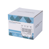 Protecteur de surtension et de sous-tension électronique triphasé en cuivre AC réglable 80A 380V avec récupération automatique IP20 1kVA Dispositif de protection