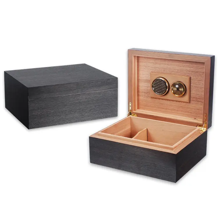 Античная матовая Классическая сигарная коробка испанский кедровый шкаф для сигар с влажностью