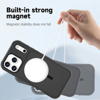 Étui Magnétique Antichoc pour iPhone 17 Pro Max Air 16 Plus 15 Pro Max 14, Coque de Protection Double Couche de Qualité Militaire Anti-Choc