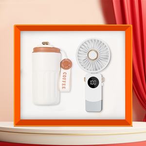 ホットサマーウェディングお土産プロモギフトコーポレートロゴミニハンドファン子供用ウォーターボトルギフトセットゲスト用誕生日パーティーギフト - Product Image 2