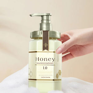 Juego de Champú Acondicionador 2 en 1 hidratante nutritivo profesional para tratamiento de crecimiento del cabello aceite de argán miel sin silicona - Product Image 6