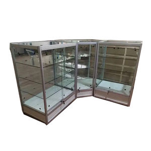 Vitrine en verre pour téléphone portable en aluminium, décoration de magasin, comptoir de vitrine en verre, design pour salle d'exposition, magasin de détail, utilisation en centre commercial - Product Image 5