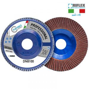 FERVI - DN8100.212 Professional Classic disque à lamelles plates en oxyde d'aluminium et platine-EAN 8012667297909 ABRASIVES - Product Image 1