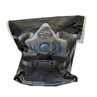 Masque respiratoire demi-face réutilisable 3M HF-800 Series Secure Click en silicone avec diaphragme vocal