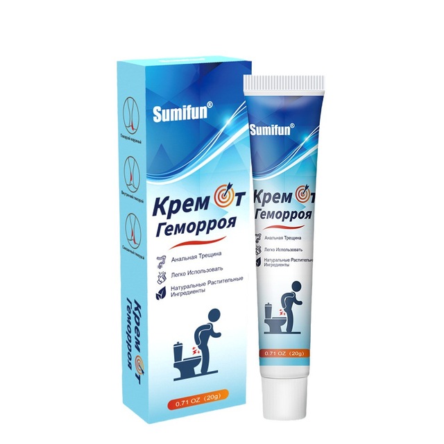 Professional Herbal Cream for Internal and External Hemorrhoids Effective Healthcare Supply Ointment