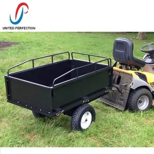 Multi Purpose Pull Behind ATV Utility Trailer multi-function ATV towed Wagon quad mower trailer with low MOQ