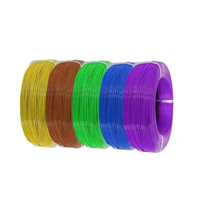 UL10584 600V ETFE 12 14 16 18 20 22 24AWG fio de cobre puro 2.5mm silicone elétrico de alta temperatura cabos e fios