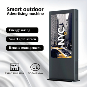 Écran d'affichage publicitaire extérieur LCD 32 43 49 55 65 75 86 pouces IP66 67, écran d'affichage numérique 4K, écran publicitaire LCD 3000 nit - Product Image 6