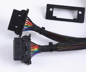OBDII 1 남성 2 여성 300mm 언더대시 Y 케이블 20awg 두꺼운 알루미늄 버스 웨이 와이어 하네스 - Product Image 3