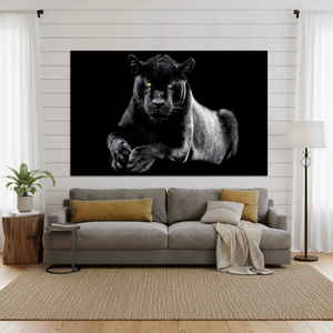 Black Panther Canvas Art: Modern Farmhouse Wall Decor, Printed Canvas,<b>WRAPPED</b> CANVAS - Product Image 3