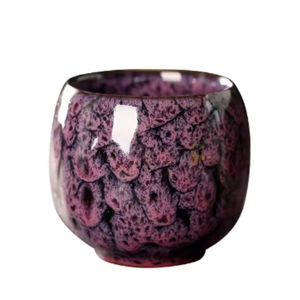 Tazze da Tè in Ceramica Smaltata Fatte a Mano, Forma a Uovo, Tazza da <span class=keywords><strong>Caffè</strong></span> in Ceramica con Motivo Unico, Ciotola per Degustazione Tè Kung Fu per Meditazione e Regali - Product Image 5