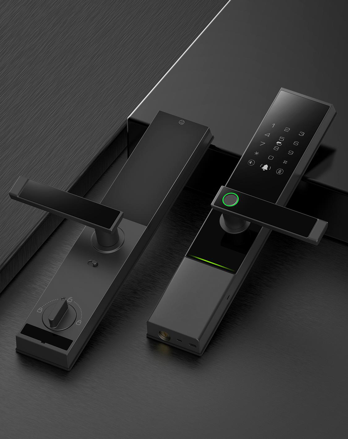 Outdoor IP65 Waterproof Aluminum Smart Door Lock with Fingerprint RFID Passcode Key for & Cloud Storage TTlock · image 5