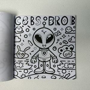 Bespoke Trippy & Groovy Màu cuốn sách phim hoạt hình thiết kế bìa mềm tùy chỉnh màu cuốn sách cho xu hướng người hâm mộ cứu trợ sản phẩm - Product Image 3