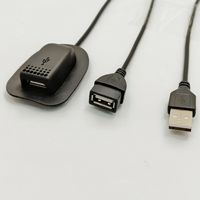 Adaptateur de charge USB double avec coque en PVC à double trou pour sac à dos, accessoires externes en PP, pièces de sac spéciales