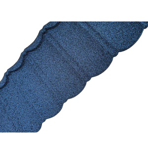 50 ans de garantie Tuiles de toit en tôle de toiture modernes en aluminium léger faîte en panneau de toit enduit de pierre de <span class=keywords><strong>zinc</strong></span> noir - Product Image 5