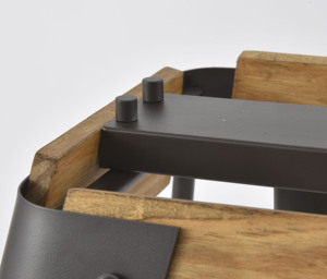 Lustre linéaire rustique à 5 lumières en bois et métal noir, éclairage suspendu industriel <span class=keywords><strong>pour</strong></span> îlot de <span class=keywords><strong>cuisine</strong></span> et salle à manger - Product Image 5