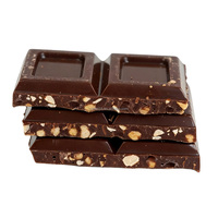 Barra de Chocolate Crujiente con Arroz, Nueces, Leche y Chocolate, Sustituto de Manteca de Cacao al Por Mayor, Chocolate Dulce con Pistacho, 38g