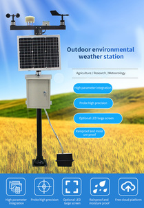 Los datos meteorológicos registrador de equipos de centro de sistema de vigilancia ambiental con Panel Solar - Product Image 5