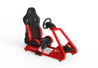 Siège de Simulateur de Jeu de Course 2024 Volant avec Support Support d'Affichage Support de Pédales Fauteuil de Bureau