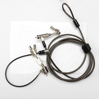 Cadenas à combinaison de sécurité pour ordinateur portable, cadenas pour tablette, casier de gymnastique, code sécurisé, câble avec clés pour tablette