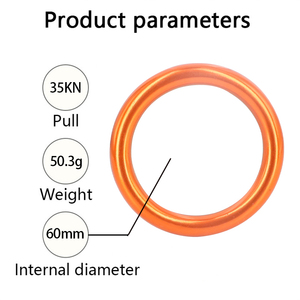 Căng thẳng cao giả mạo thép đa năng vành đai an toàn mạ kẽm trượt với O <span class=keywords><strong>Ring</strong></span> cho khóa bao bì carton phần cứng - Product Image 5