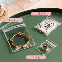 Mini Bikini transparent givré à la mode 2022 Offre Spéciale avec Logo personnalisé, collier, fermeture éclair, sac en Pvc transparent
