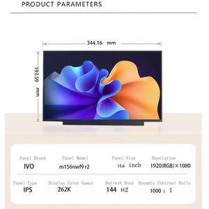 Écran LCD pour ordinateur portable de 15,6 pouces, écran ultra-fin, EDP 40 broches, M156NWF9 R2 ne156fhm-nx6 mnf601ba1-4 NE156FHM-NX9 B156HAN13.1 - Product Image 3
