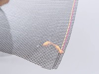 Moustiquaire en fibre de verre enduite de PVC anti-insectes, enroulable pour fenêtres et portes - Ignifuge et lavable, installation facile