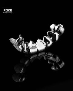 Grillz personnalisés en diamants de laboratoire pavés, or 9K-18K, bijoux dentaires taille princesse glacés avec sertissage caché - Certifié IGI/GIA - Product Image 2