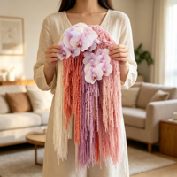 Fleurs de riz suspendues en amaranthe préservée, feuillage doux au toucher réel, longue durée, pour la Saint-Valentin et les remises de diplômes - Meilleures ventes