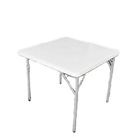 Table d'extérieur pliable moderne en plastique de 1,2 m, légère et résistante aux intempéries, mobilier de jardin pour parcs, écoles et hôpitaux