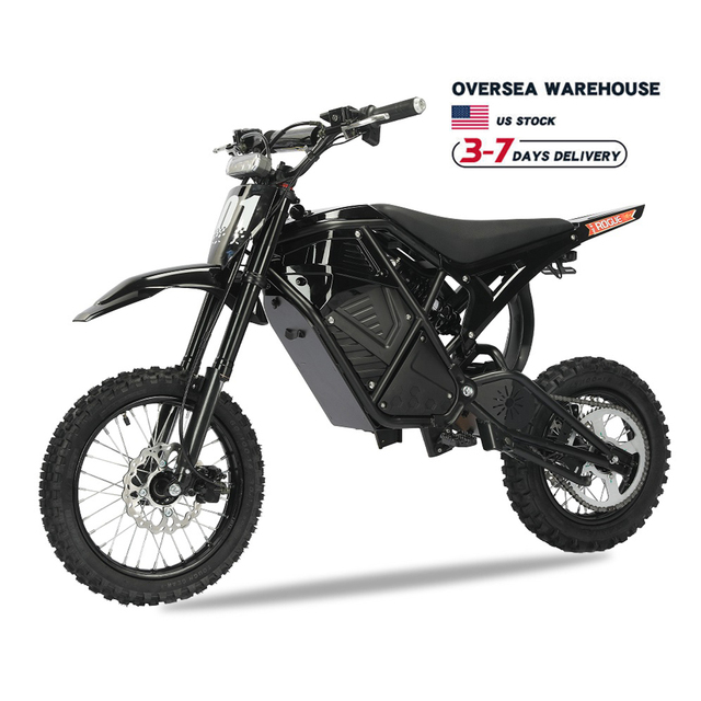 US Dropshipping Pit Bike Motocross 48V 3000W peak Power Full Suspension Fat Tire Electric Dirt Bike for Teens Adults