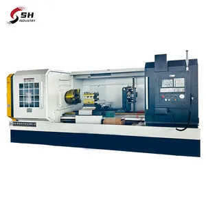Torno CNC de precisión CK6180 máquina de torno CNC plana horizontal
