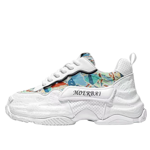 Zapatillas Chunky de Cuero Genuino para Hombre, Diseño Popular que Combina Estilos Retro y Contemporáneos, Cuero Premium (6-8cm) - Product Image 2