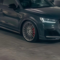Rines Forjados S17-05 de 20/21 Pulgadas, 1 Pieza, 5*120 PCD CB66.6, Negro Brillante Plateado, Compatibles con Audi SQ2 Bentley Continental GT