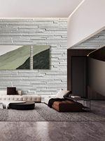 Décoration murale et de table moderne en argile modifiée MCM, flexible, ignifuge, écologique, couleur personnalisée, pour l'intérieur des villas et hôtels