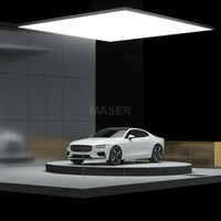 Plafonnier LED UV personnalisable en PVC souple, économe en énergie, 3 températures de couleur, dimmable, pour station de beauté automobile, hôtel et centre commercial