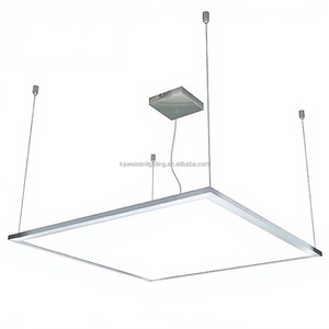 Interior <span class=keywords><strong>60</strong></span> <span class=keywords><strong>cm</strong></span> Techo cuadrado Iluminación comercial Edgelit Panel de luz <span class=keywords><strong>LED</strong></span> Bajo deslumbramiento Carcasa ultra plana Lámpara de panel <span class=keywords><strong>LED</strong></span> de atenuación inteligente - Product Image 1