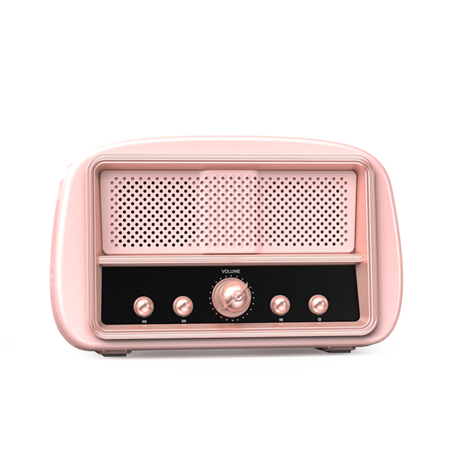 Christmas Promotional Gifts Wireless Portable Multi-functional Retro Radios Bluetooth Speaker