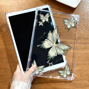 Funda adecuada para Apple iPad de 11 pulgadas, nueva carcasa transparente con diseño de mariposa, funda protectora a prueba de golpes para tableta - Product Image 1