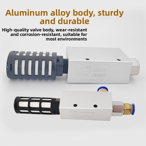 مولد تفريغ عالي التدفق من دي آي آي مع ملحقات هوائية وأداة تعمل بالهواء المضغوط وكأس شفط مطاطي ومفتاح كاتم للصوت طراز سي في-25 إتش إس-سي كيه - Product Image 6