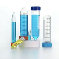 Tubes de Centrifugation Stériles en Polypropylène de Qualité Médicale 10ml 15ml 50ml à Fond Conique avec Bouchon à Vis Certifiés CE ISO13485 Fournitures de Laboratoire