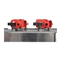 Couvre-culbuteurs en aluminium pour GM LS avec 2 bobines vintage à ailettes intégrées, compatible avec les moteurs LS1, LS2, LS3, LS6 et LS7, couleur argent