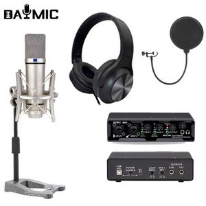 Moniteurs d'enregistrement professionnels pour studio, haut-parleurs, microphones, casques, carte son - Product Image 4