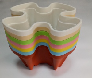 Dâu Tây phát triển chậu dọc Stackable xếp chồng Chậu Nhựa Trồng tháp để bán - Product Image 6