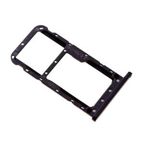 Vassoio porta SIM e scheda Micro SD nero di ricambio per Huawei P20 Lite - Product Image 1