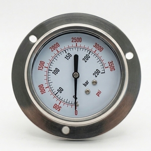 Y75ZT Fabriqué en Chine, jauge en acier inoxydable 304SS bon marché de 3 pouces avec raccordement arrière - Product Image 3