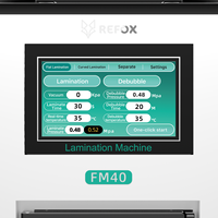 Machine à plastifier LCD 5 en 1 FM-40 REFOX pour iPhone, écran plat, séparation de verre, outil de réparation de bulles