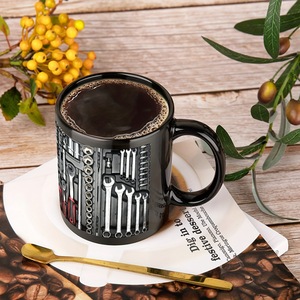 Taza <span class=keywords><strong>de</strong></span> Cerámica con Diseño <span class=keywords><strong>de</strong></span> Herramientas Mecánicas, Divertida Taza <span class=keywords><strong>de</strong></span> Café con Estampado <span class=keywords><strong>de</strong></span> Herramientas para Hombres, Papá, Esposo, Técnico, Regalos Promocionales para el Día del Padre o Cumpleaños - Product Image 4
