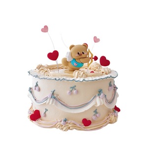 <span class=keywords><strong>Orsetto</strong></span> in Gomma Morbida per Decorazione Torte a Forma di Cuore, Centrotavola in Silicone Morbido per Feste di <span class=keywords><strong>Compleanno</strong></span> - Product Image 5
